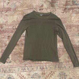 Old Navy Olive Long Sleeve Tee